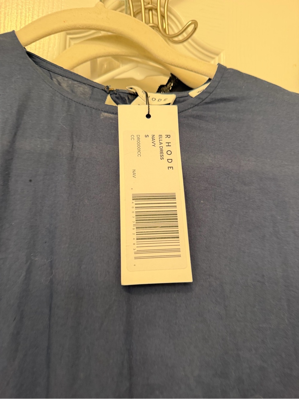 RHODE Navy Short Sleeve Crew Neck Tee